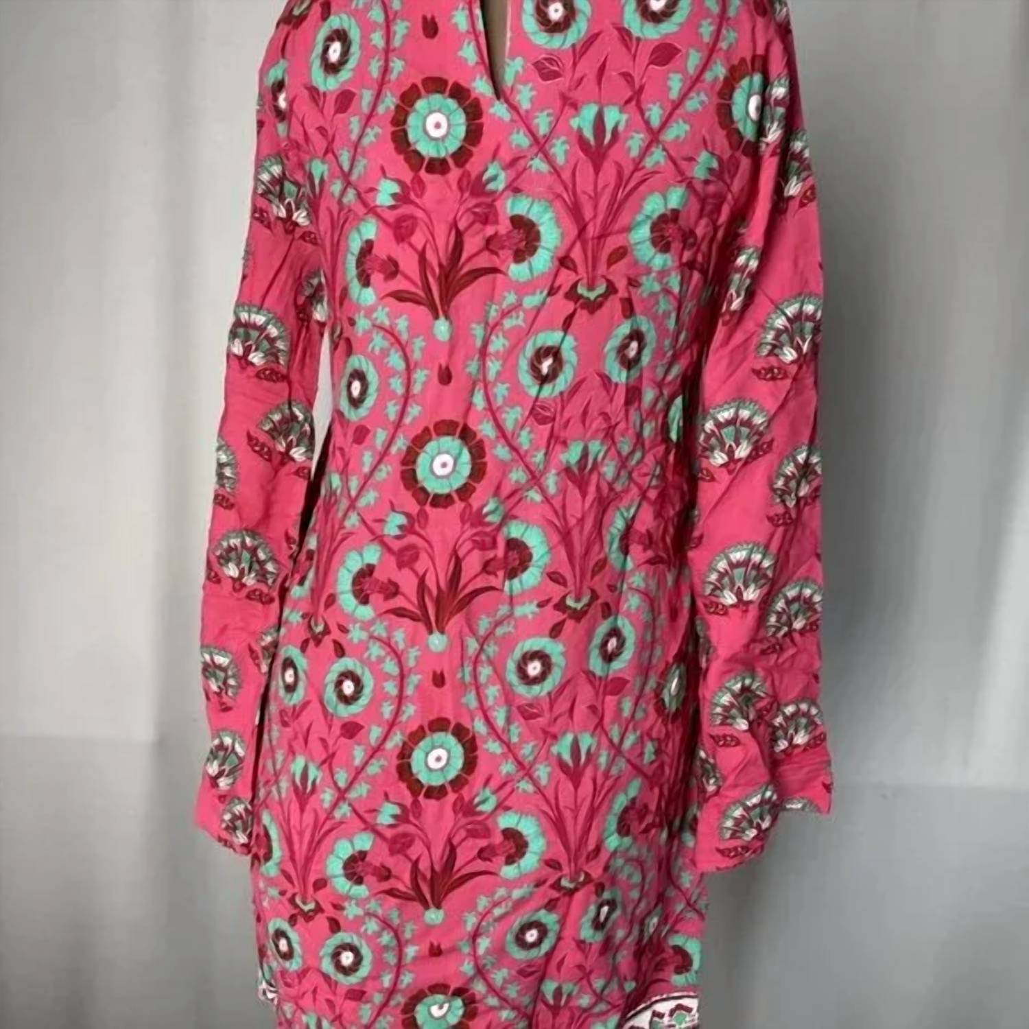 Garrie B - Long Sleeve Floral Mini Dress