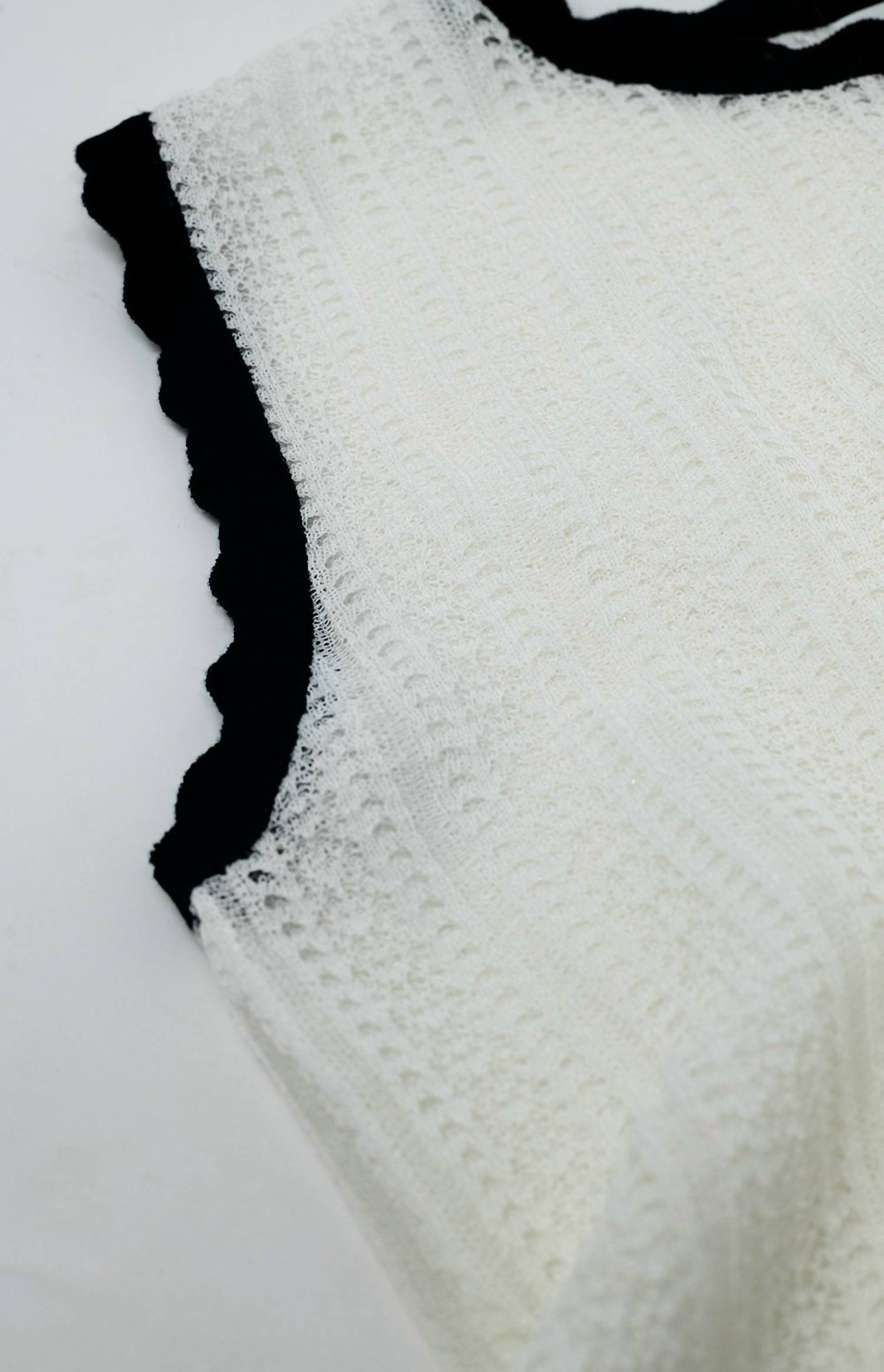Q2 - Classic Knitted Pointelle Top