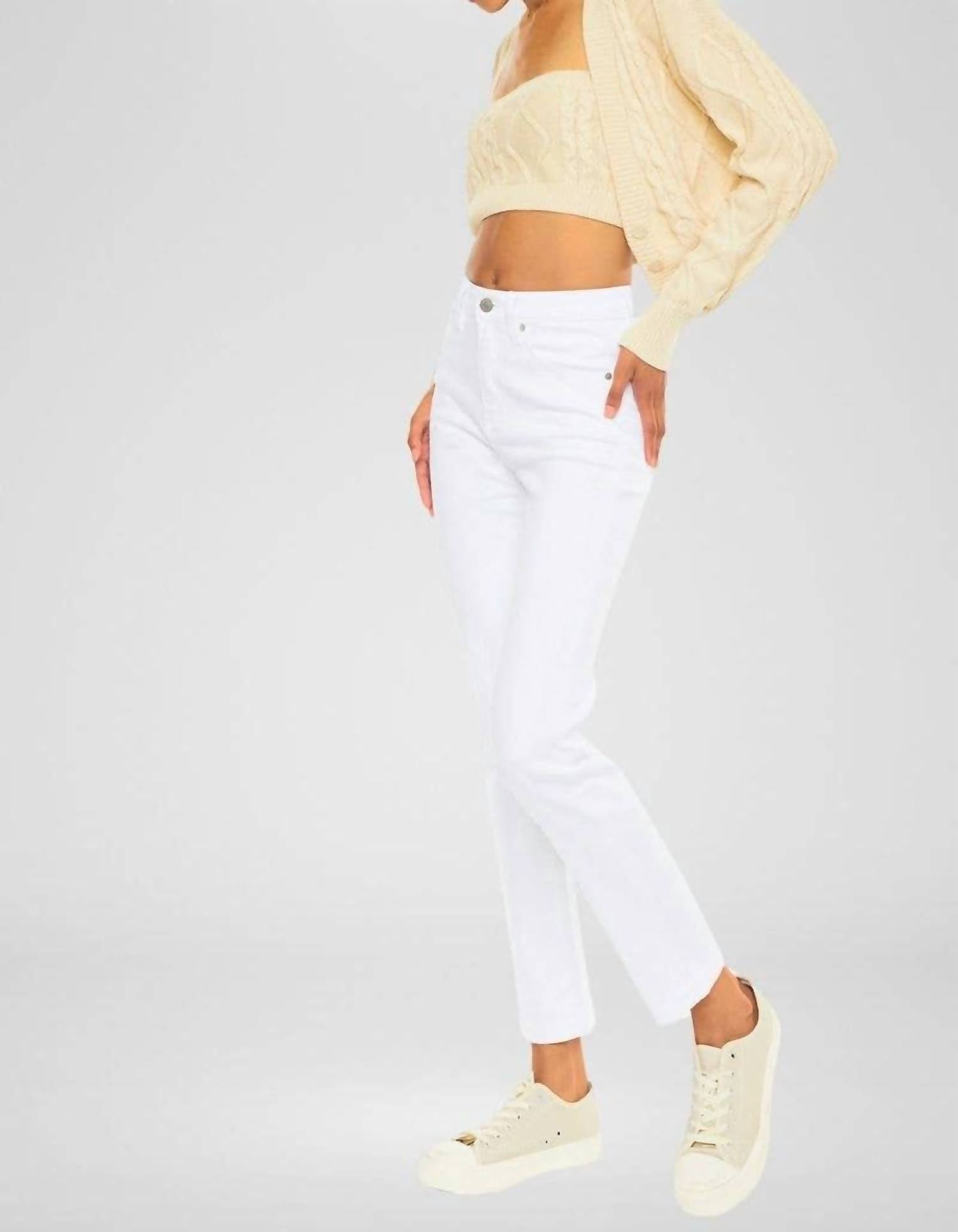 Kancan - Open Pack High Rise Slim Straight Jeans