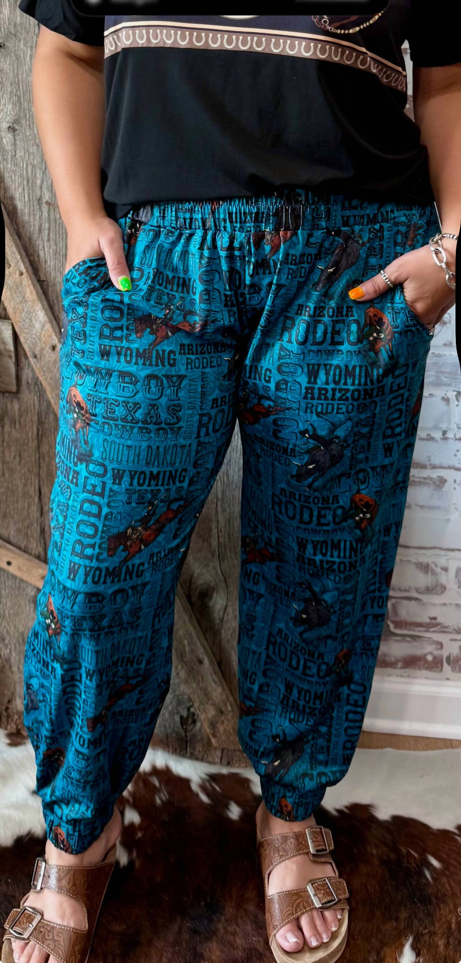 Sterling Kreek - Dear Rodeo Western Style Jogger