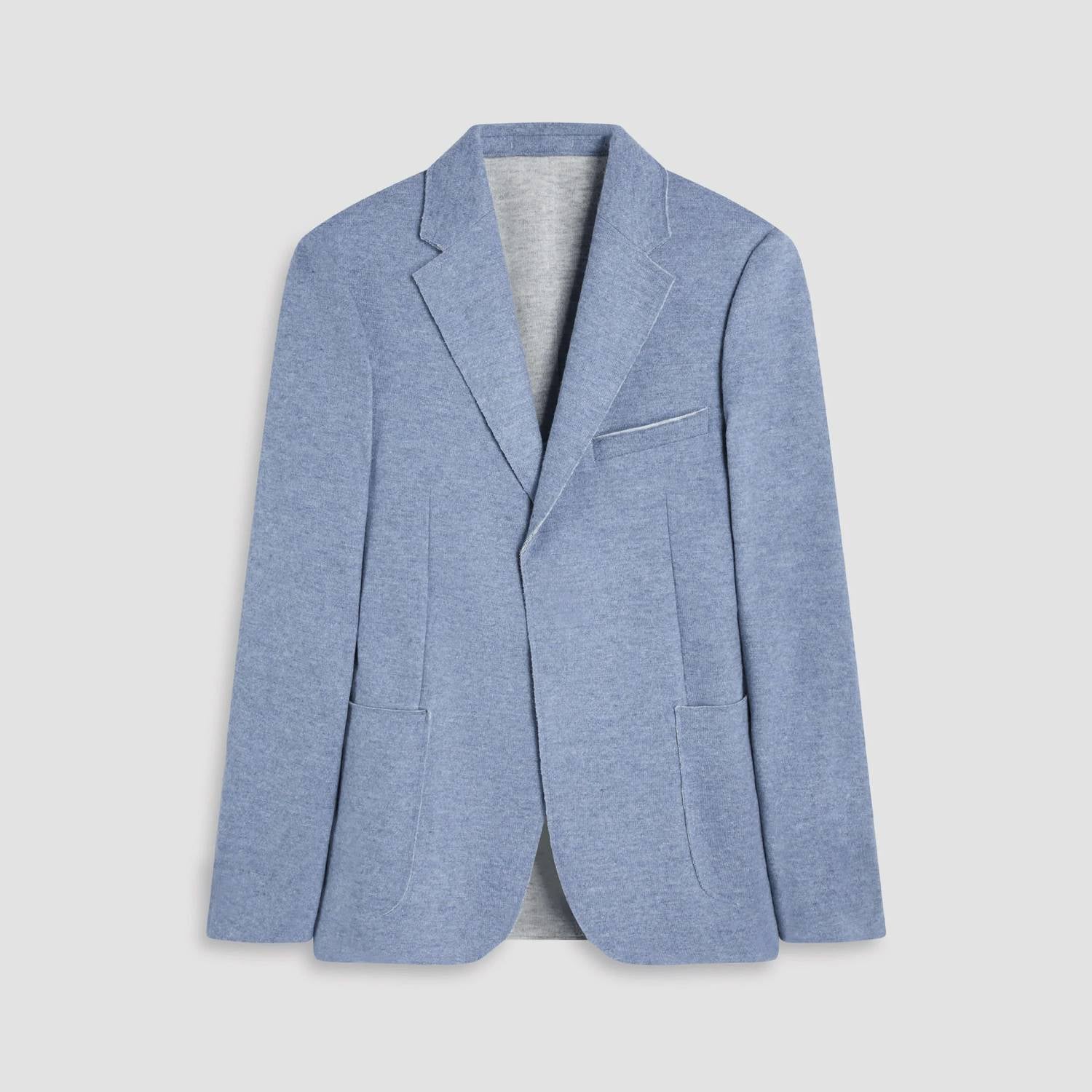 Bugatchi Uomo - Laser Cut Heather Two-Button Blazer