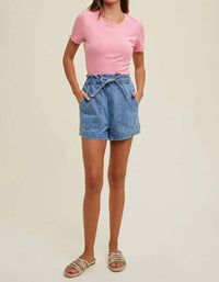 Wishlist - Soft Ribbed Knit Top