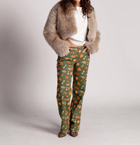 Bailey Rose THANKFUL SEASON PANTS in basil green - women's pants - alternate view