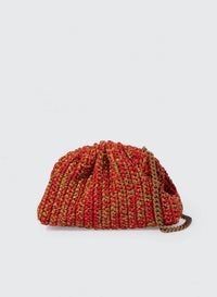 Maria La Rosa - Women's Melange Game Crochet Clutch Bag