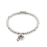 Unode50 - Women's Beaded Stretch Heart Bracelet