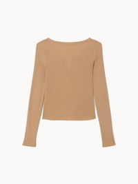 Re/Done - V-cut Baby Long Sleeve Tee