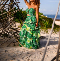 Little Secret Of Mine - Halter Neck Maxi Dress Set