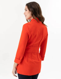 Renuar - Woven Sashed Jacket