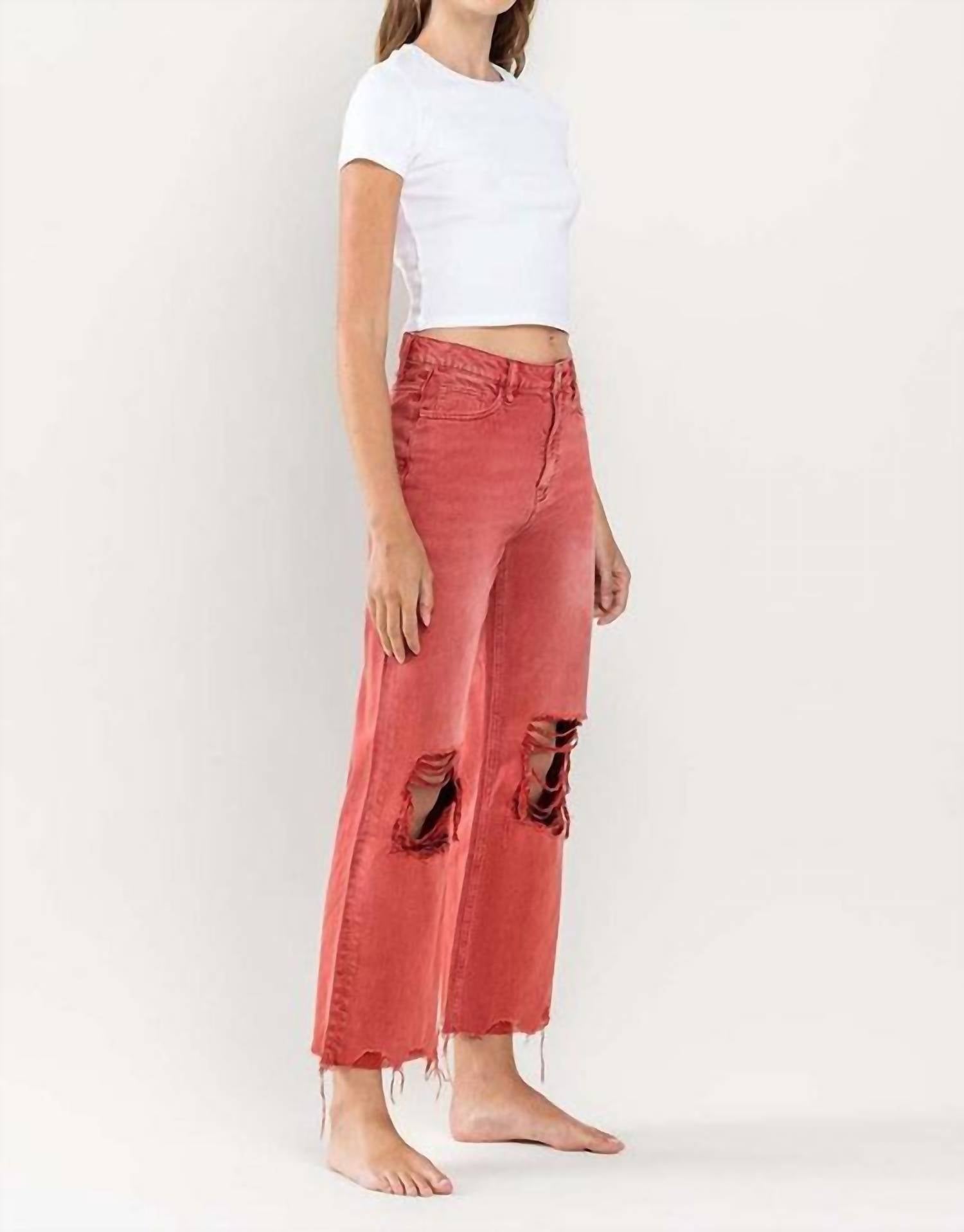 Vervet By Flying Monkey - Sadie Crop Flare Jeans