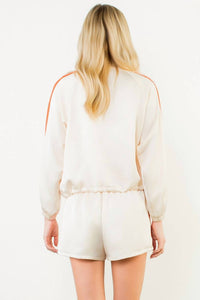 Thml - Elastic Waist Side Stripe Shorts