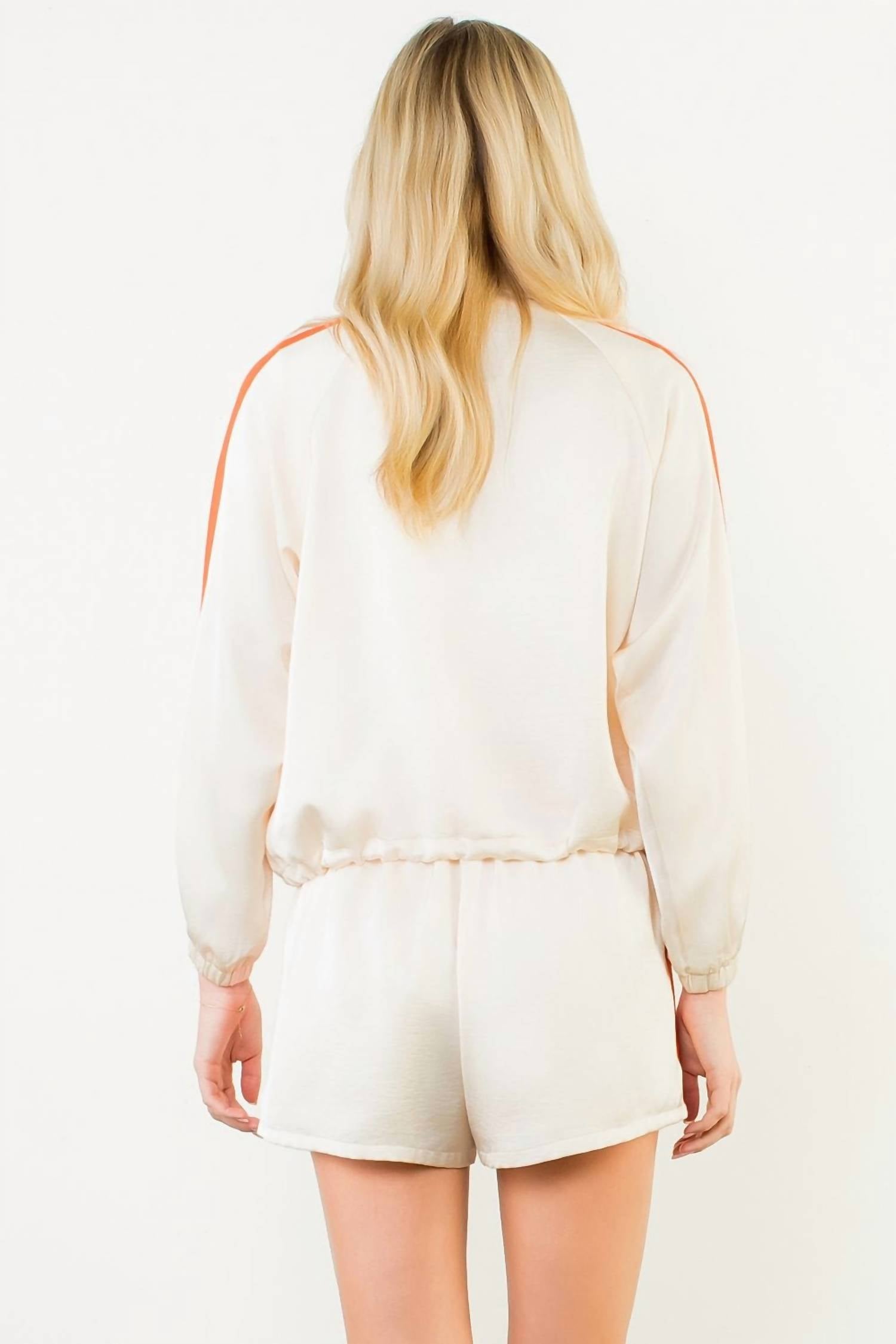 Thml - Elastic Waist Side Stripe Shorts
