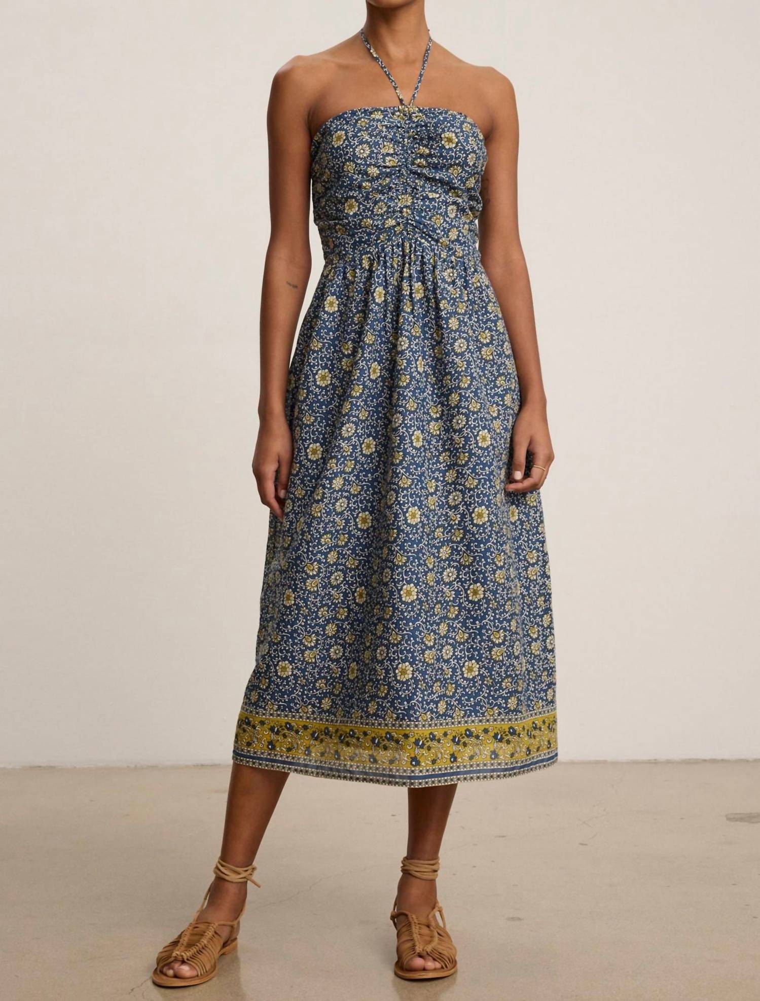 Velvet By Graham & Spencer - Odette Floral Block Print Dress