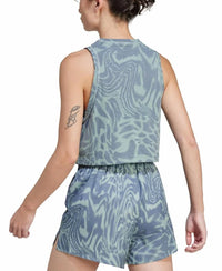 Adidas - Printed Climacool Cropped Tank