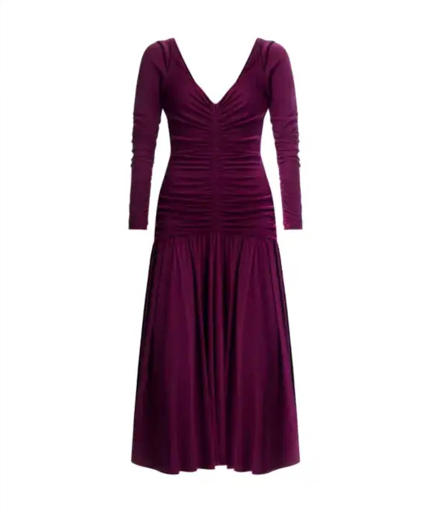 Cinq A Sept - Evedene Ruched Midi Dress