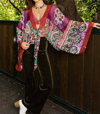Leto - Boho Chic Tie Front Wrap