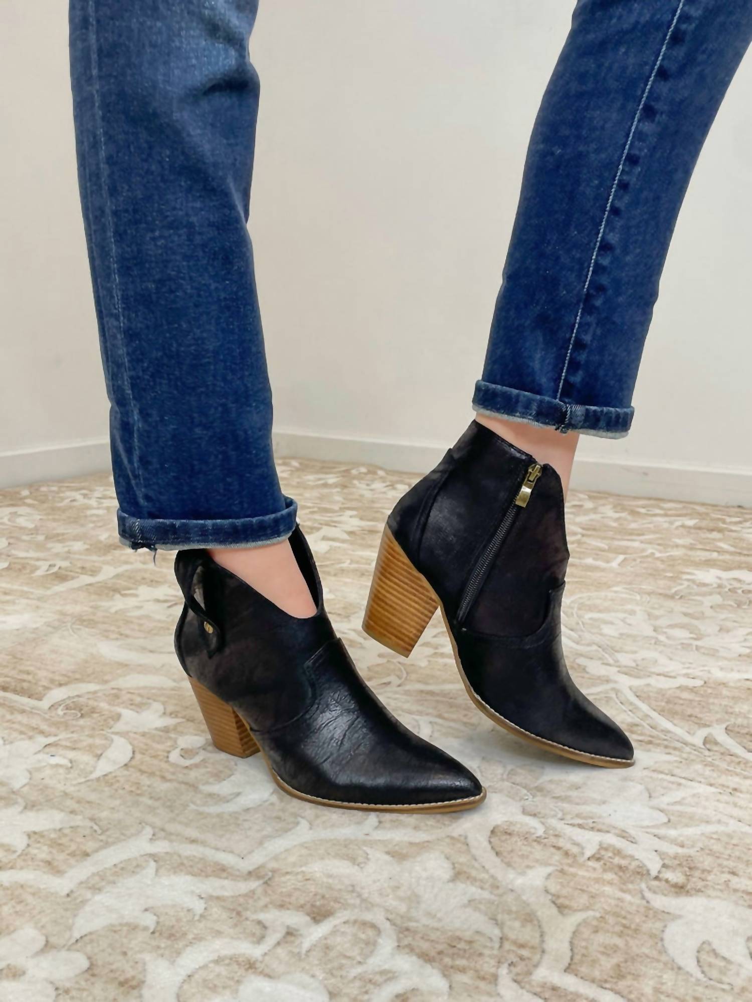 Corkys Footwear Women's Bar Hoppin Bootie Shoe in black - women's shoe - view 4