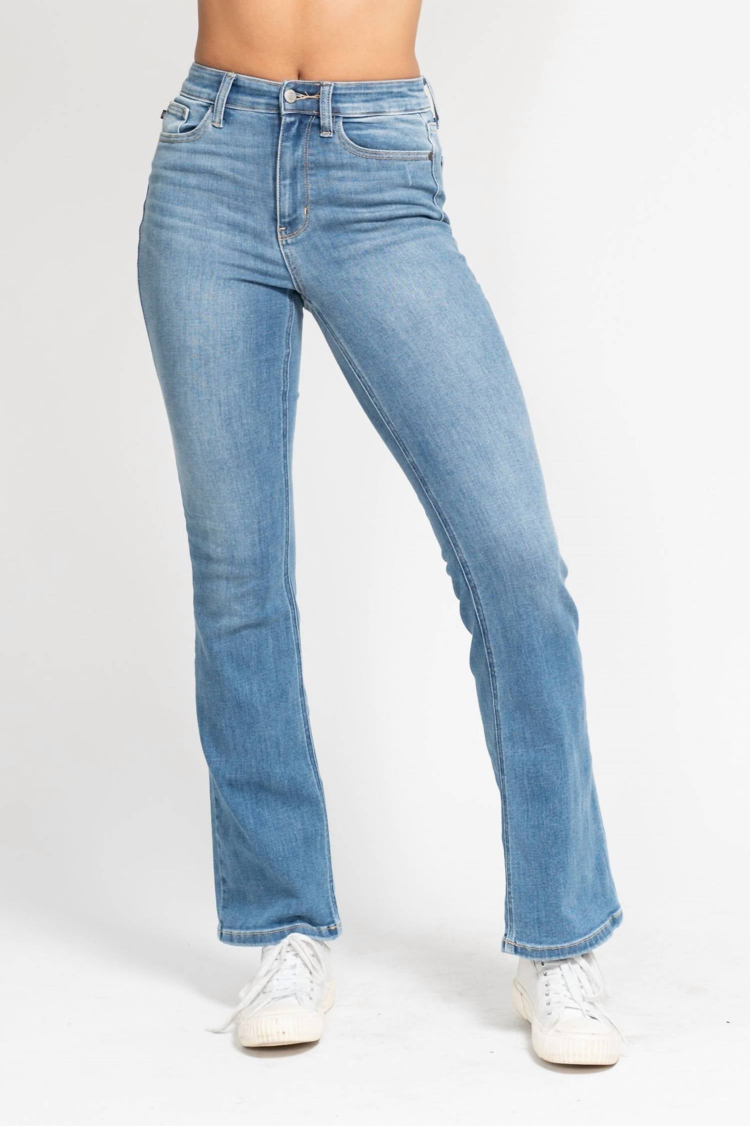 Judy Blue High Waist Bootcut Jeans in blue - women's jeans