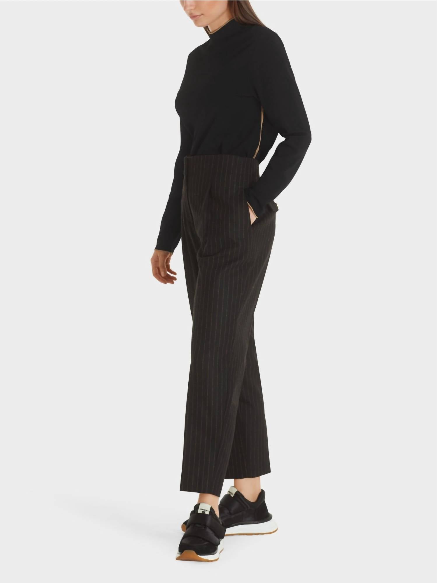 Marc Cain - Wool Blend Straight Trouser