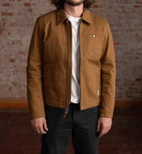 Iron & Resin Men's Pioneer Jacket in tan - men's jacket