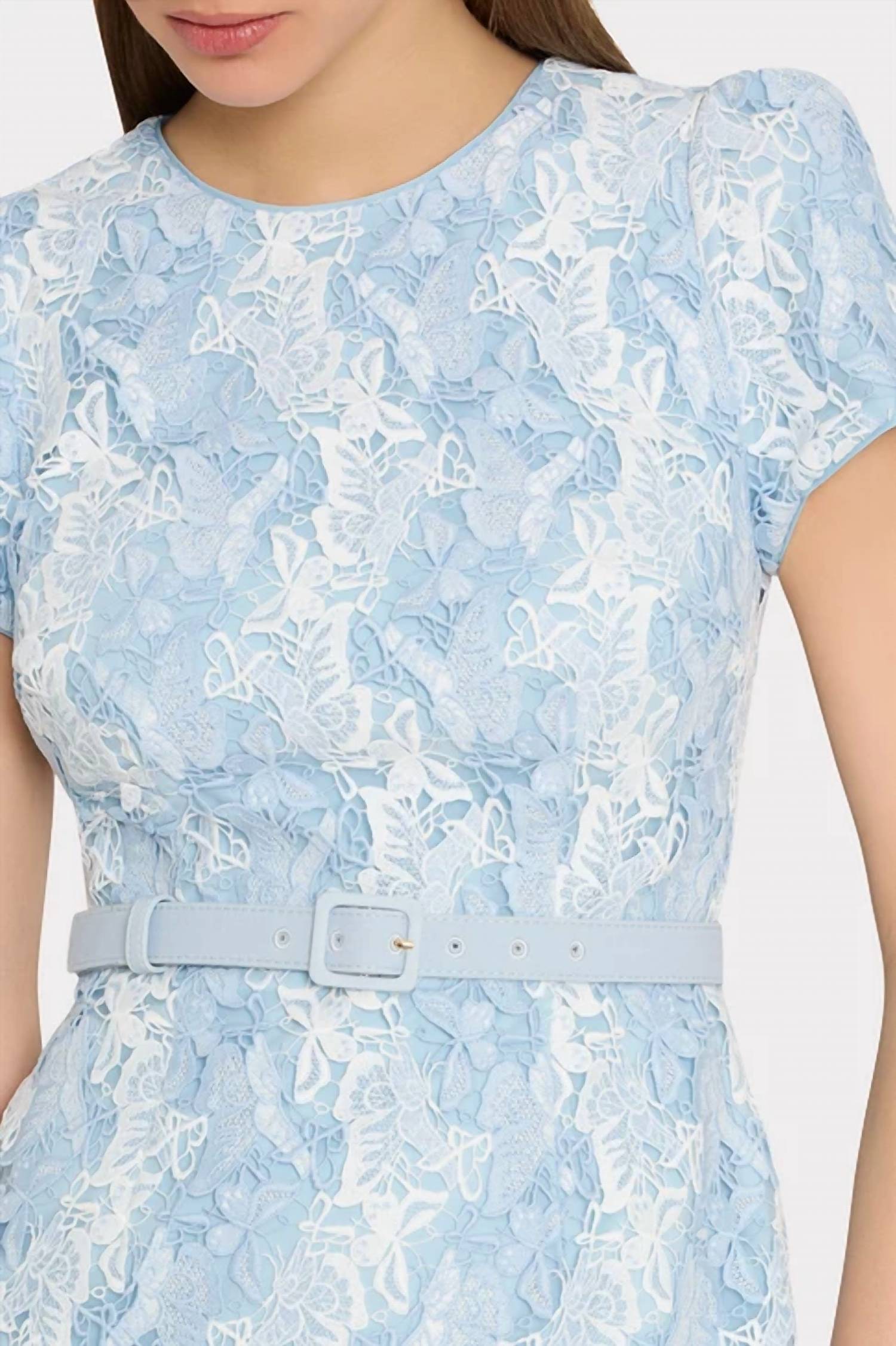 Milly - Tahlia Butterfly Lace Midi Dress