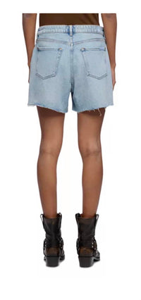 7 For All Mankind The Monroe Long Shorts in ode tu - women's shorts - view 4