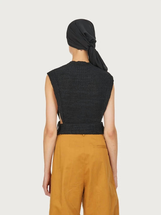 Salvatore Ferragamo - Micro Stitch Knitted Top