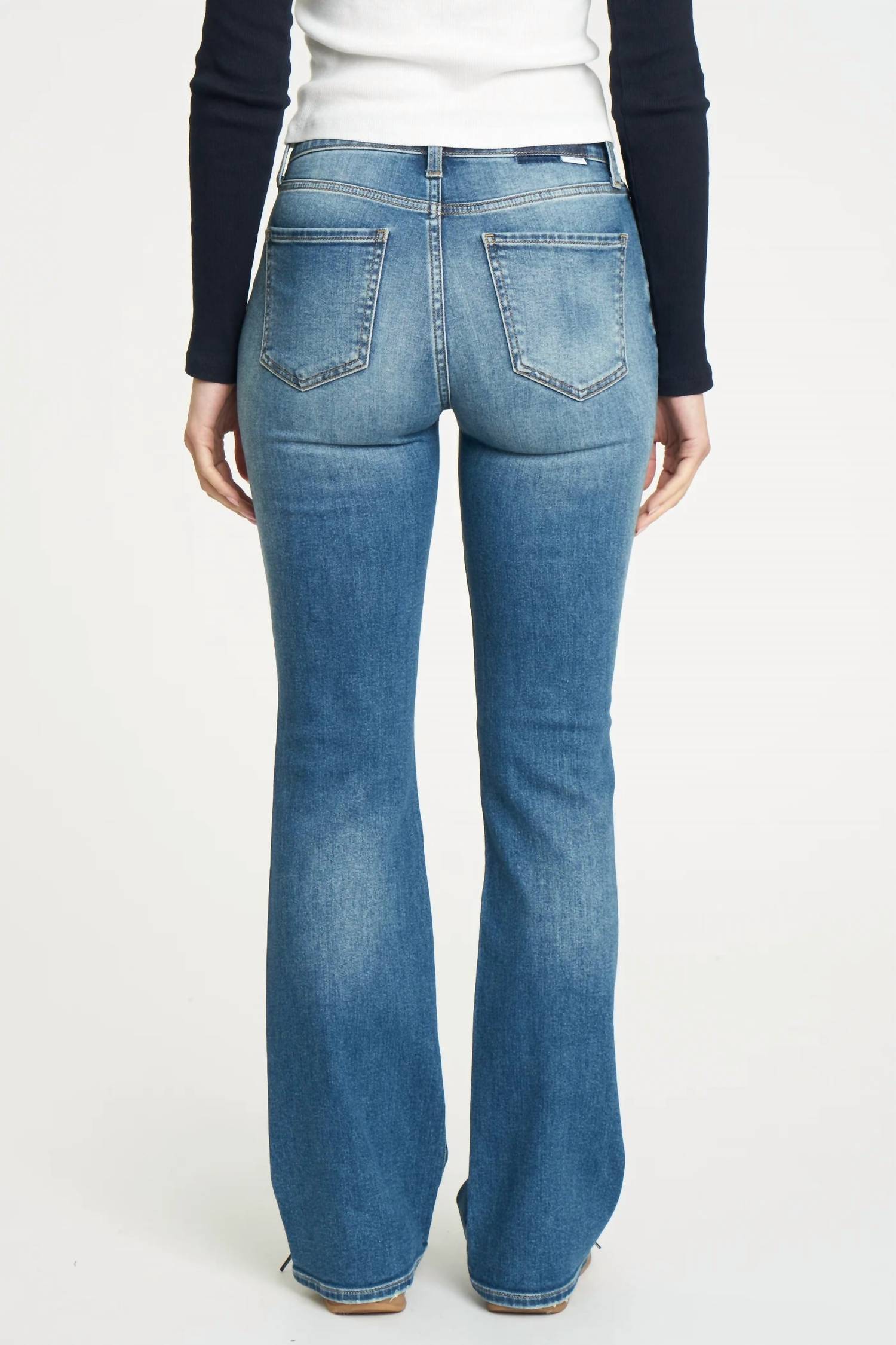 Daze - Covergirl Mid Rise Bootcut Jeans