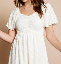 Tea N Rose - Stretch Lace Sweetheart Neckline Dress