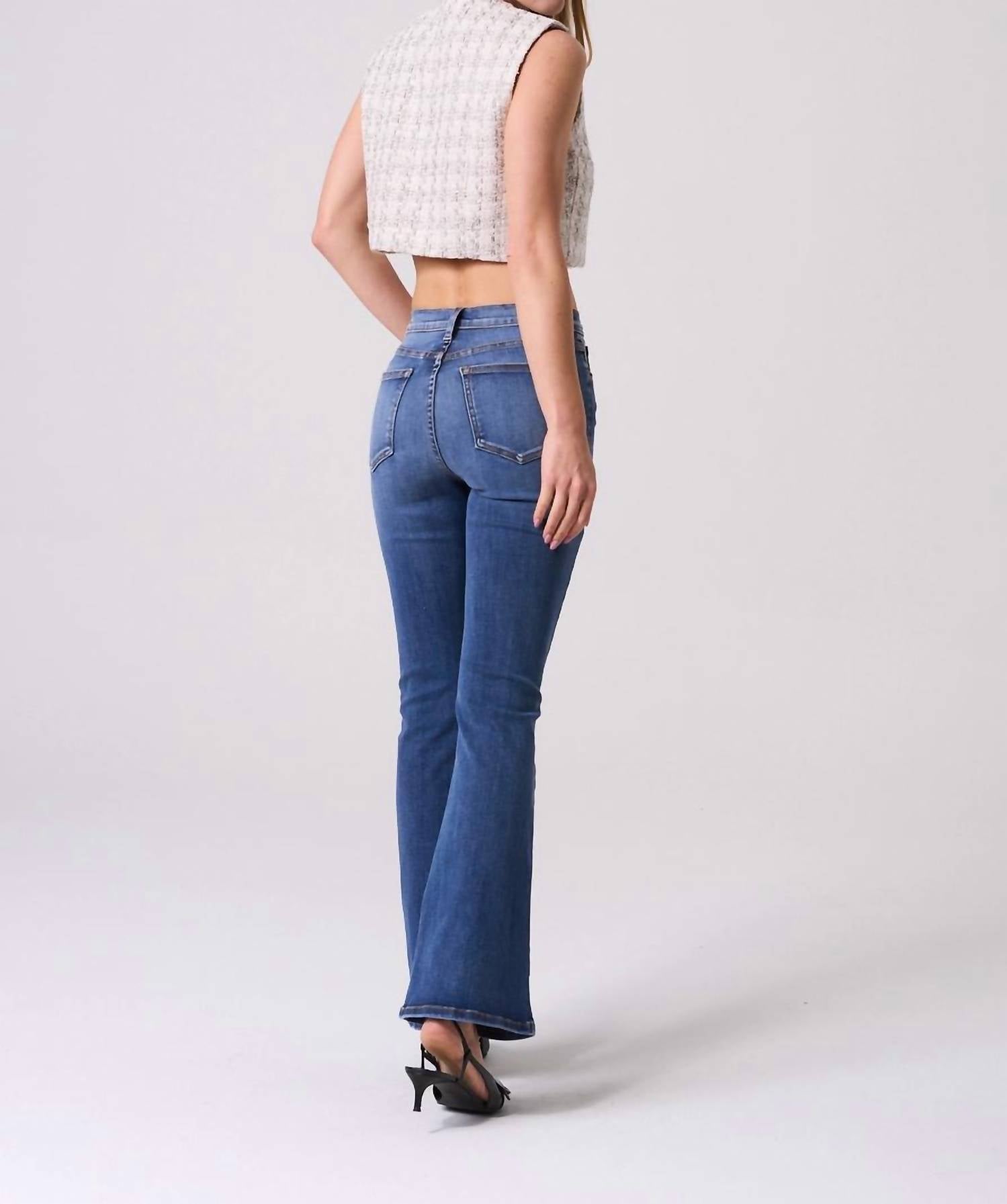Sneak Peek - Trista High Rise Ultra Stretch Flare Jeans