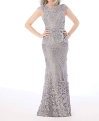 Mgny - Floral Appliques Mother of the Bride Gown