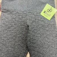 BBrazil Clothing Basket Weave Jacquard Long Leggings in heather grey - women's pants - view 4