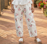 Made In Italy - La Vie En Rose Wide Leg Italian Magic Pants