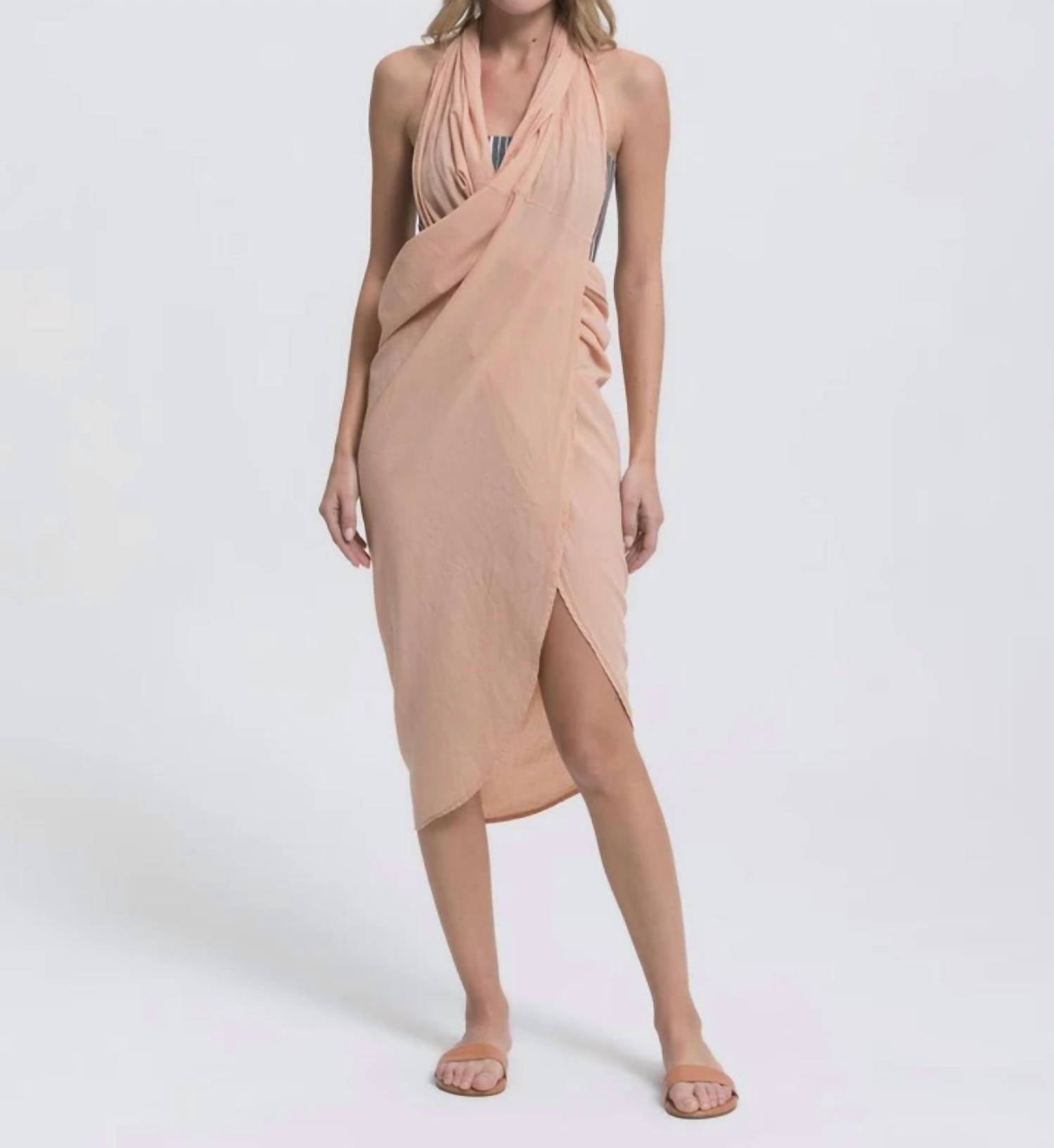 Trinity Wrap Skirt Safari