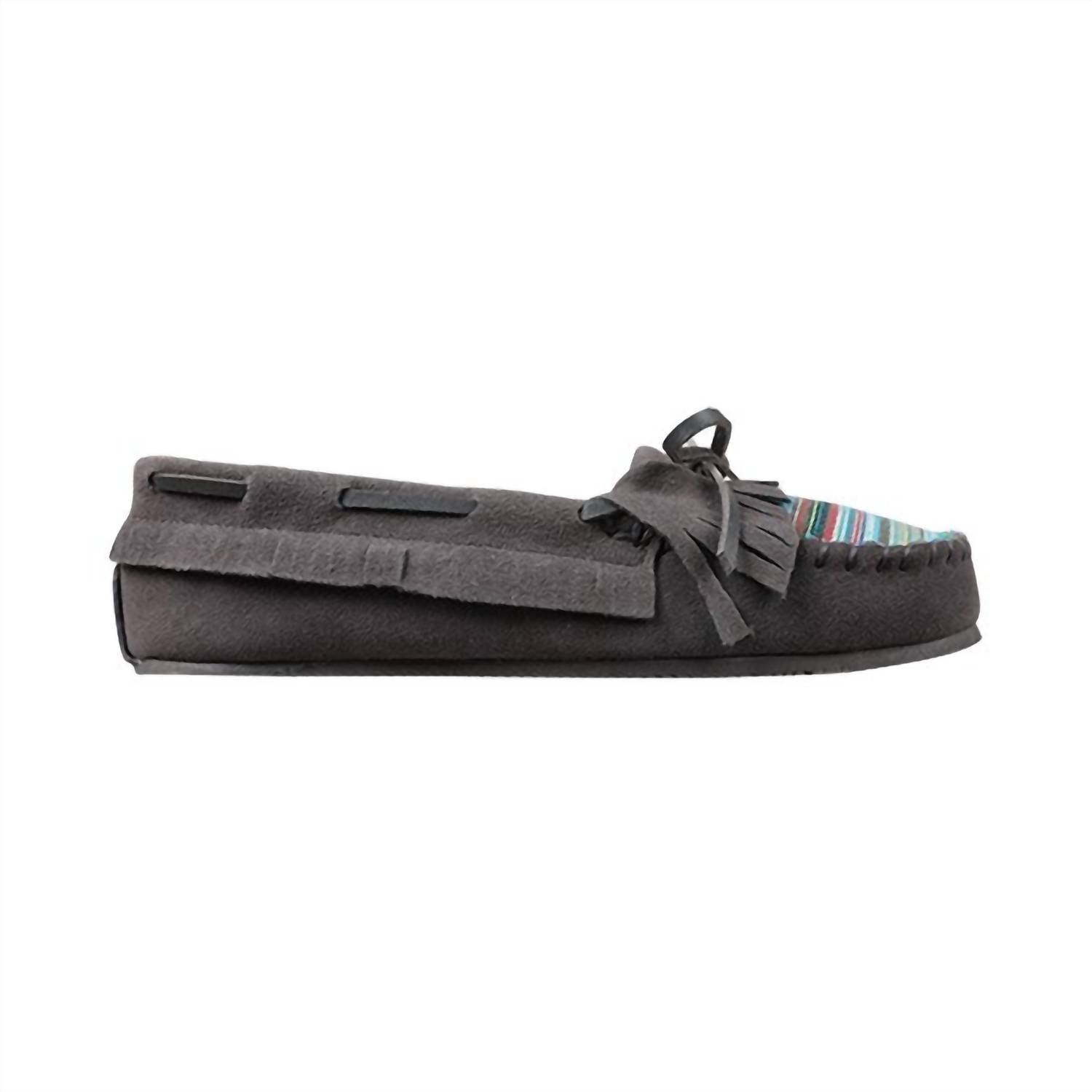 Lamo Women's Alita Slip-on Moccasins in charcoal multi - women's shoe
