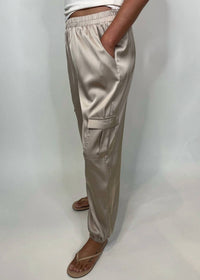 Kld. Signature - Satin Cargo Joggers