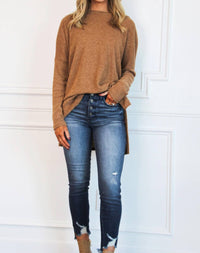 Zenana - Comfy Every Day Ribbed Oversized Lightweight Sweater