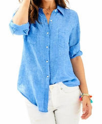 Lilly Pulitzer - Sea View Button-down Blouse
