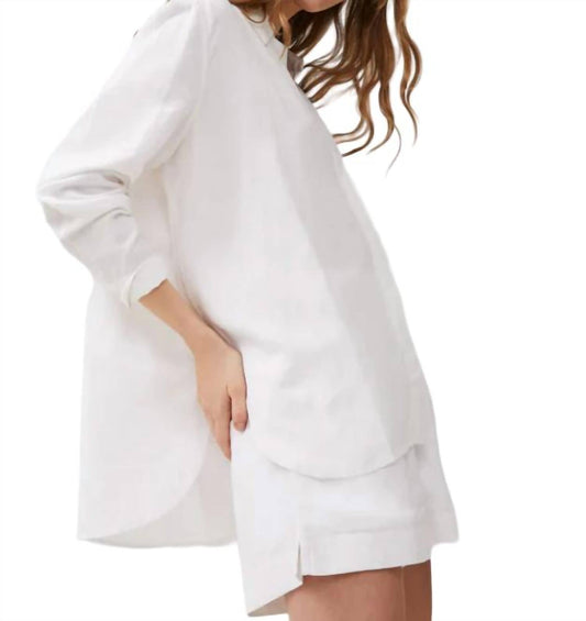 French Connection - Birdie Linen Boyfriend Shirt