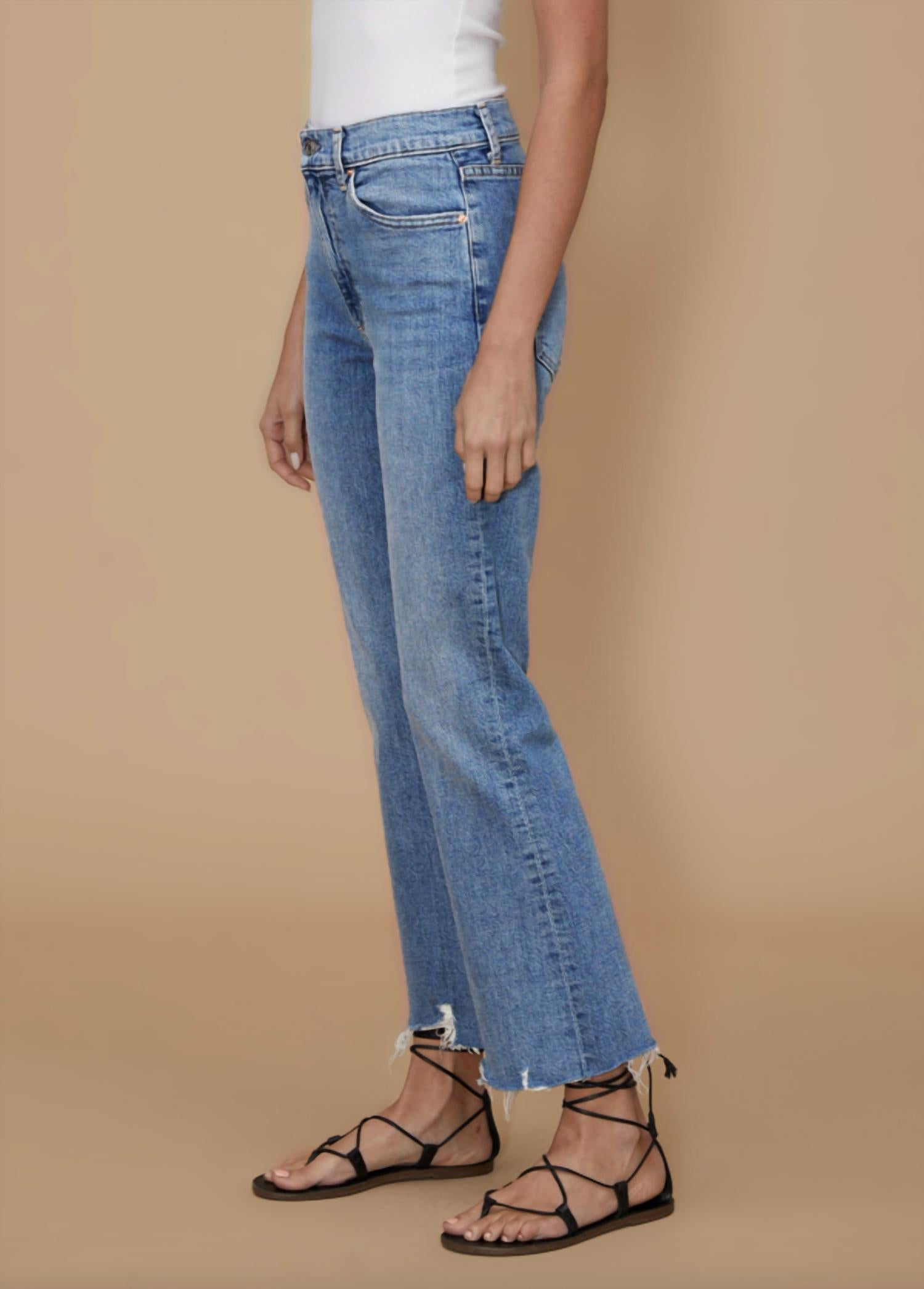 Le Jean - Bella Crop Flare Jeans