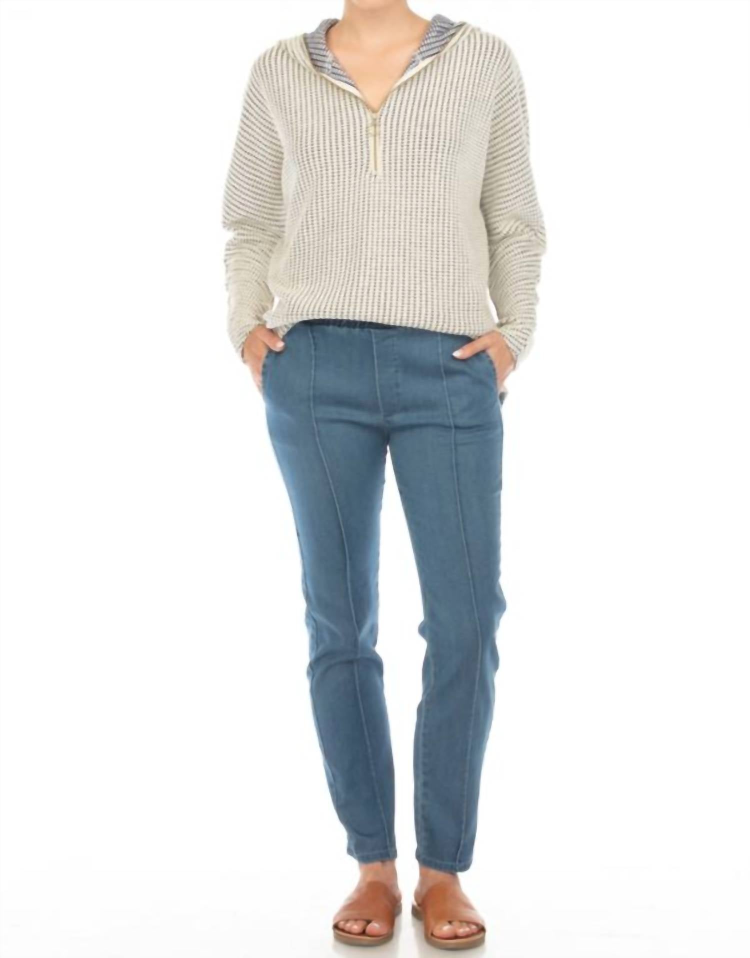 Hello Nite - Pintuck Stovepipe Jean