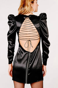 For Love & Lemons - Prince Lace Up Mini Dress