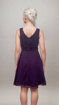 Last Dress - Mirabella Brooch Drape Mini Dress