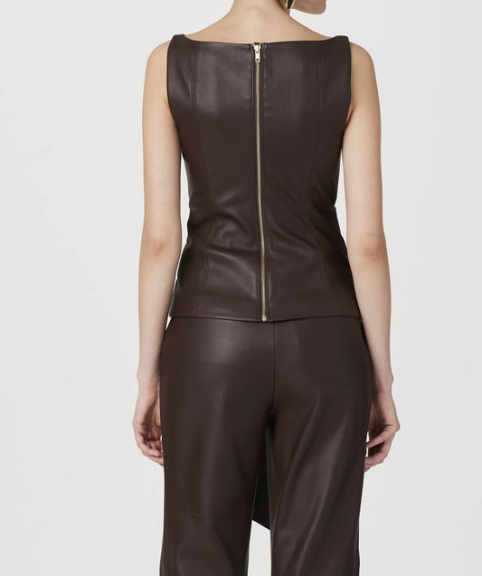 Toccin - Linda Tie-front Corset Tank