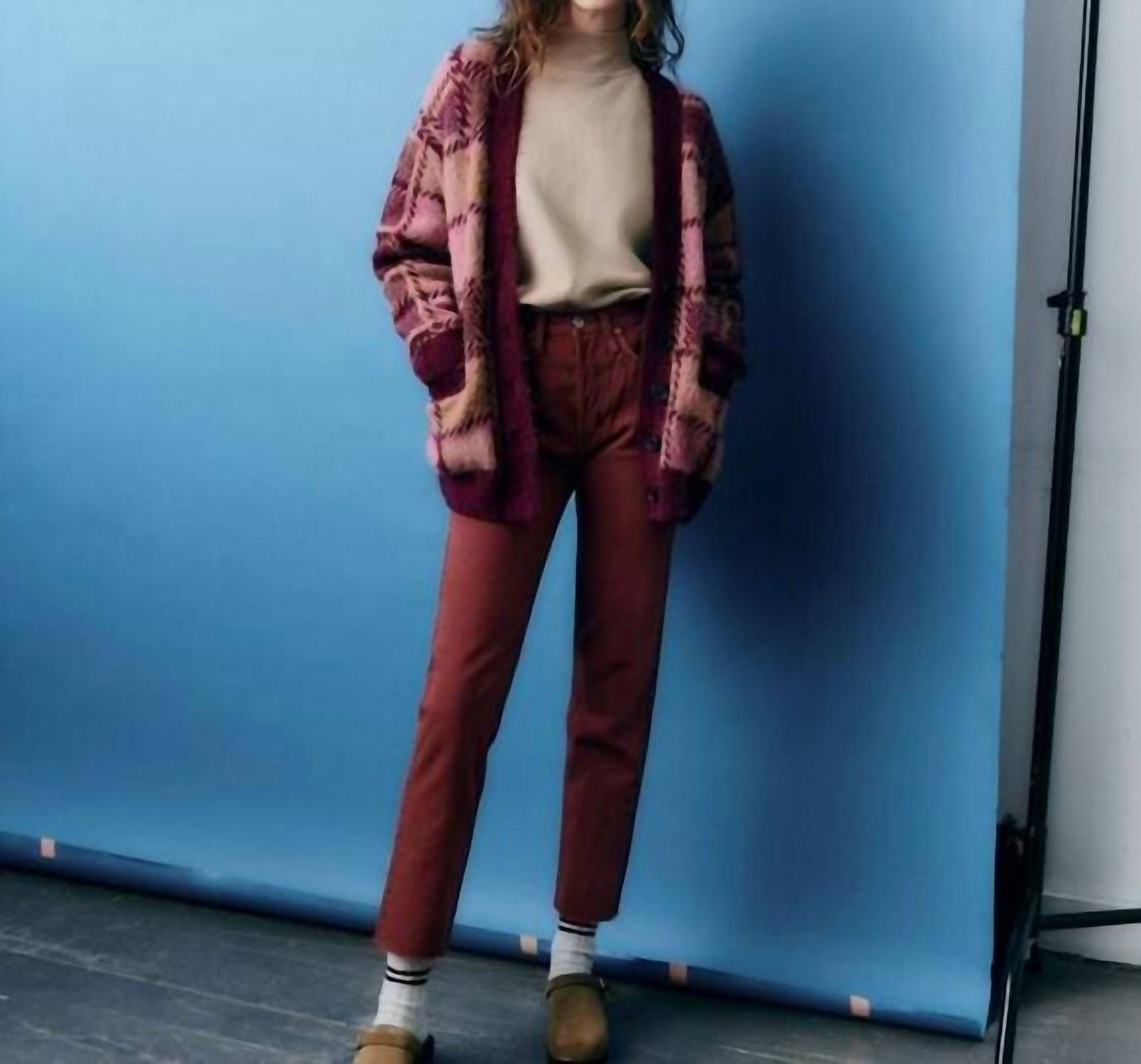 Re/Done - 70s Stove Pipe High-rise Stretch Crop Jeans