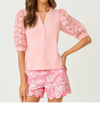Lilly Pulitzer - Ronson Eyelet Knit Top