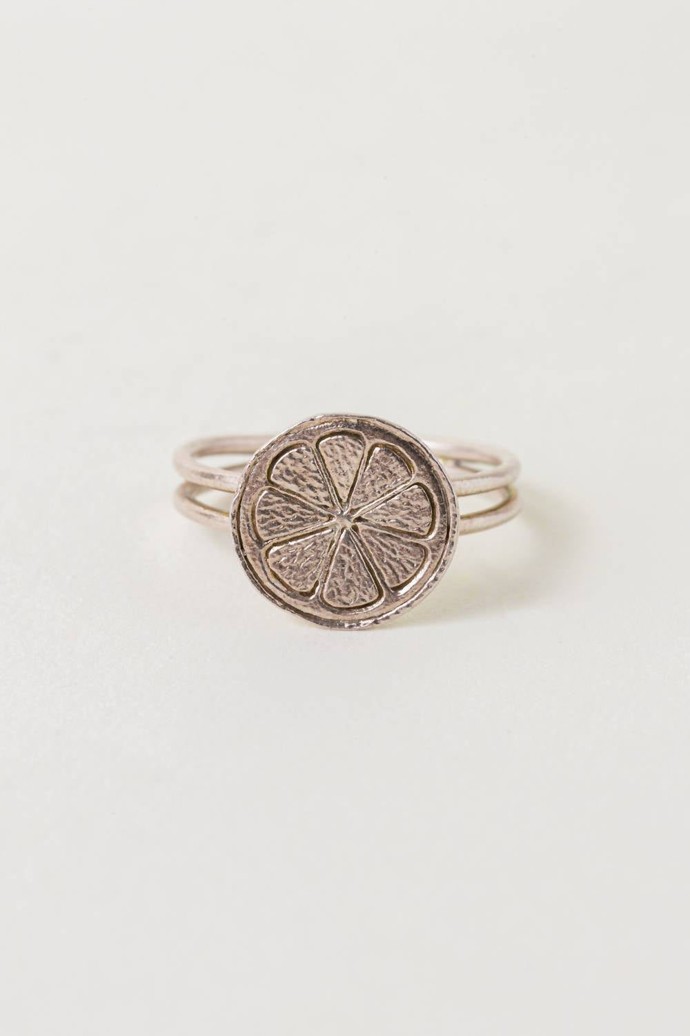 Alex Monroe - Lemon Slice Double Band Ring