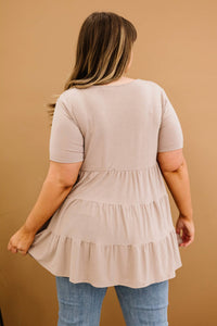 Zenana - Tiered Babydoll Tee