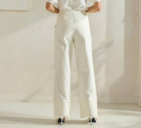 Able - Wide Leg Button Trousers