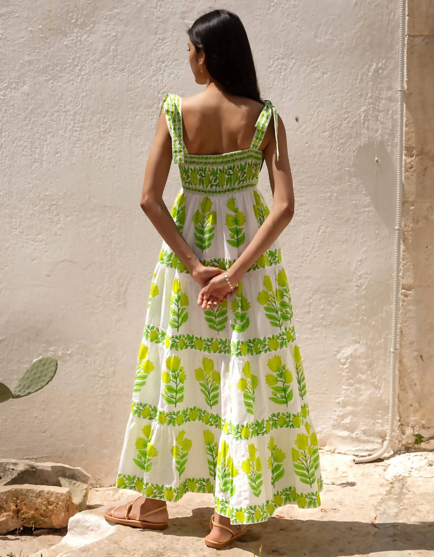 Pink City Prints - Lara Sleeveless Midi Dress