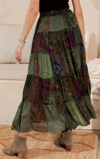 Young Threads - Patchwork Maxi Skirt